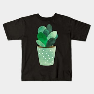 Water color cacti funny gift idea for men women men and kids Kids T-Shirt